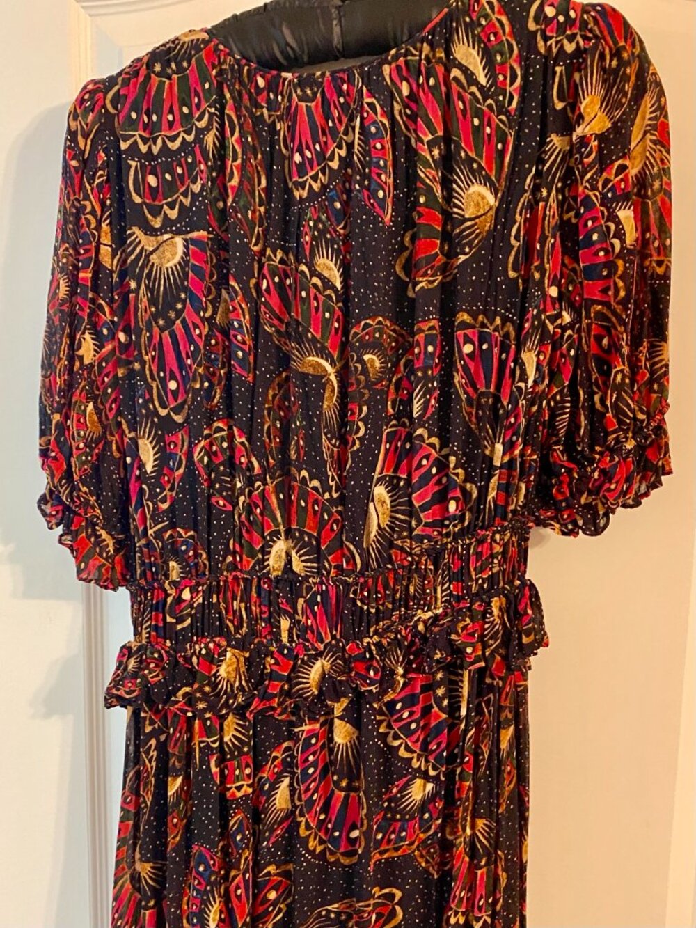 Farm Rio M Maxi dress, fully lined, preowned but worn rarely as too large. - Picture 2 of 7